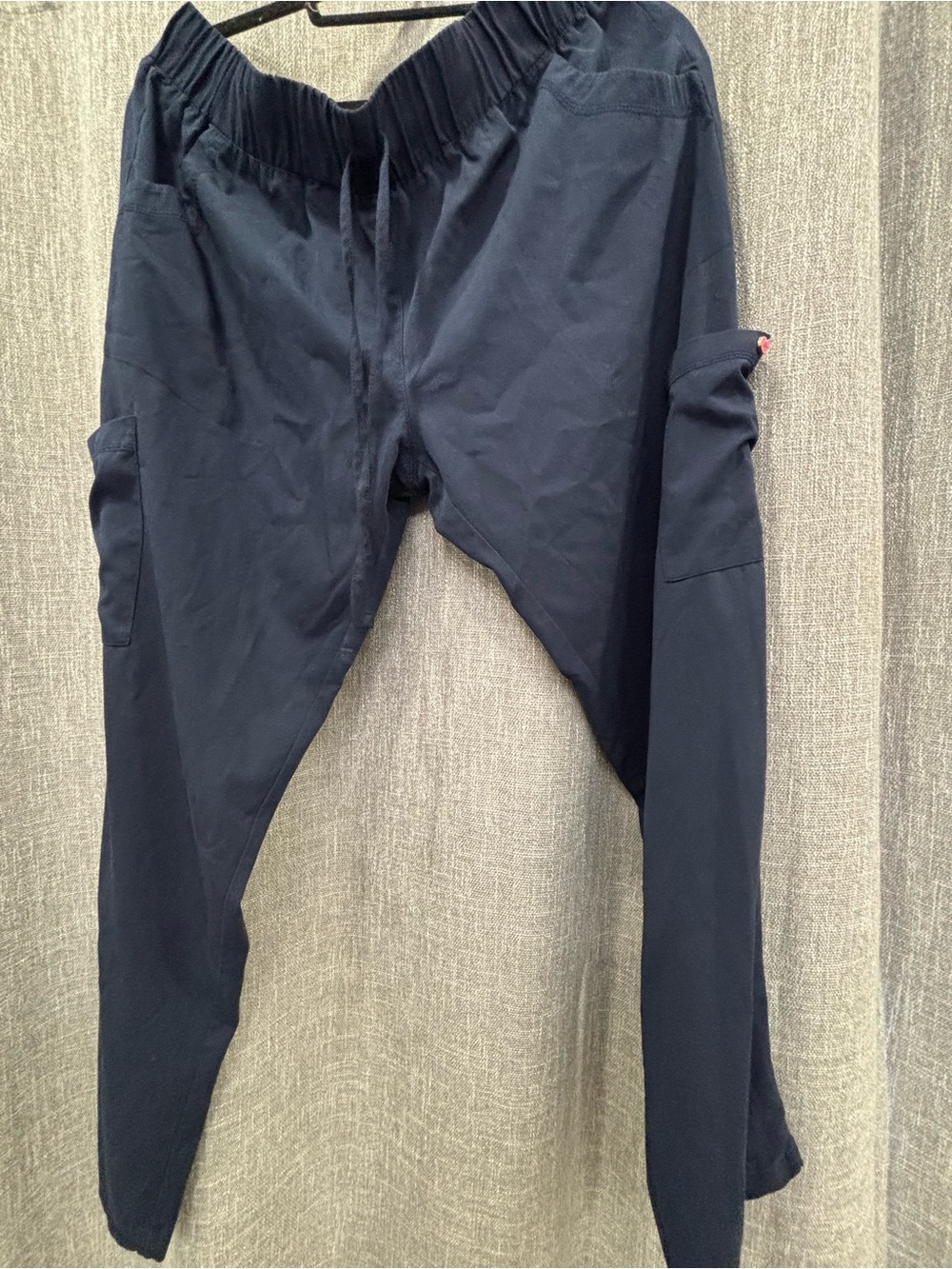 Betsey Johnson Navy Blue Cargo Drawstring Pants
